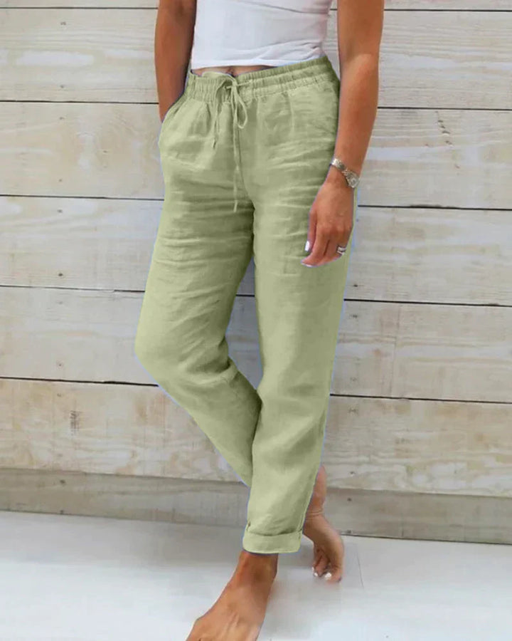 Elena - Pantalon en lin élégant