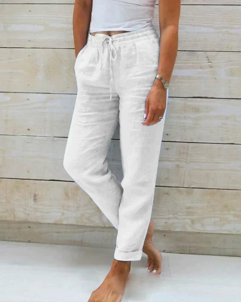 Elena - Pantalon en lin élégant