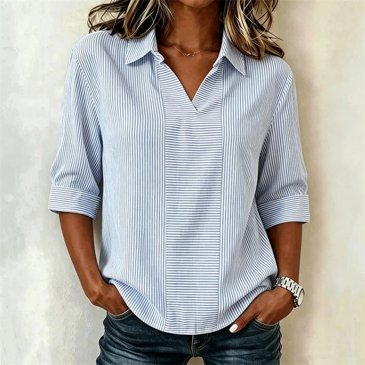 Blouse Rayée Décontractée