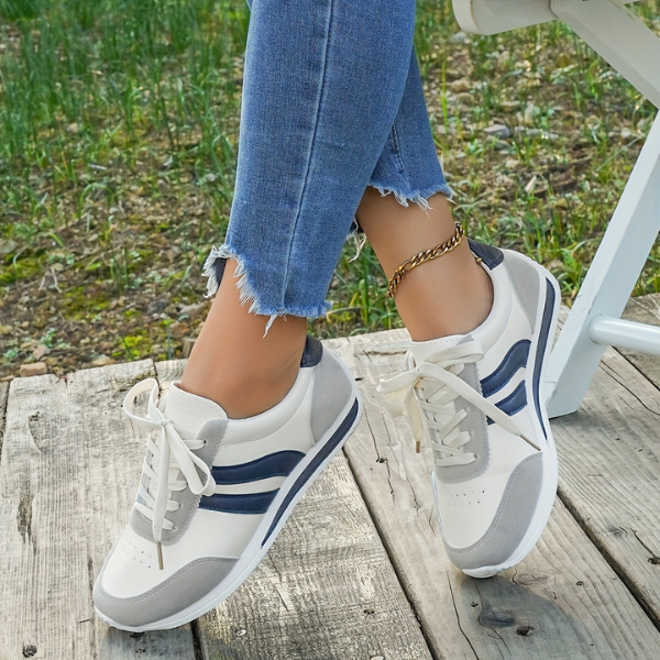 Lina | Baskets Confortables à Lacets Style Casual