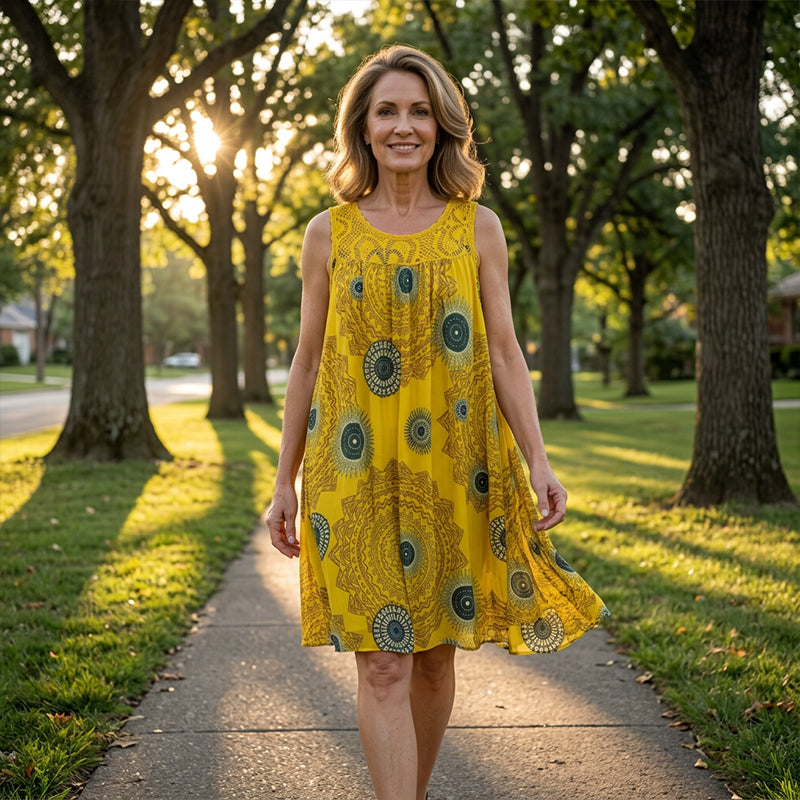 Solène™ | Robe au charme doré