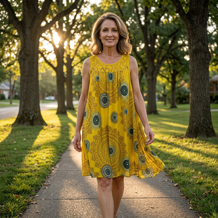 Solène™ | Robe au charme doré