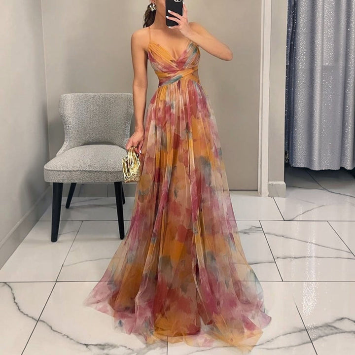 GISELLE™ | Robe Longue Florale Élégante