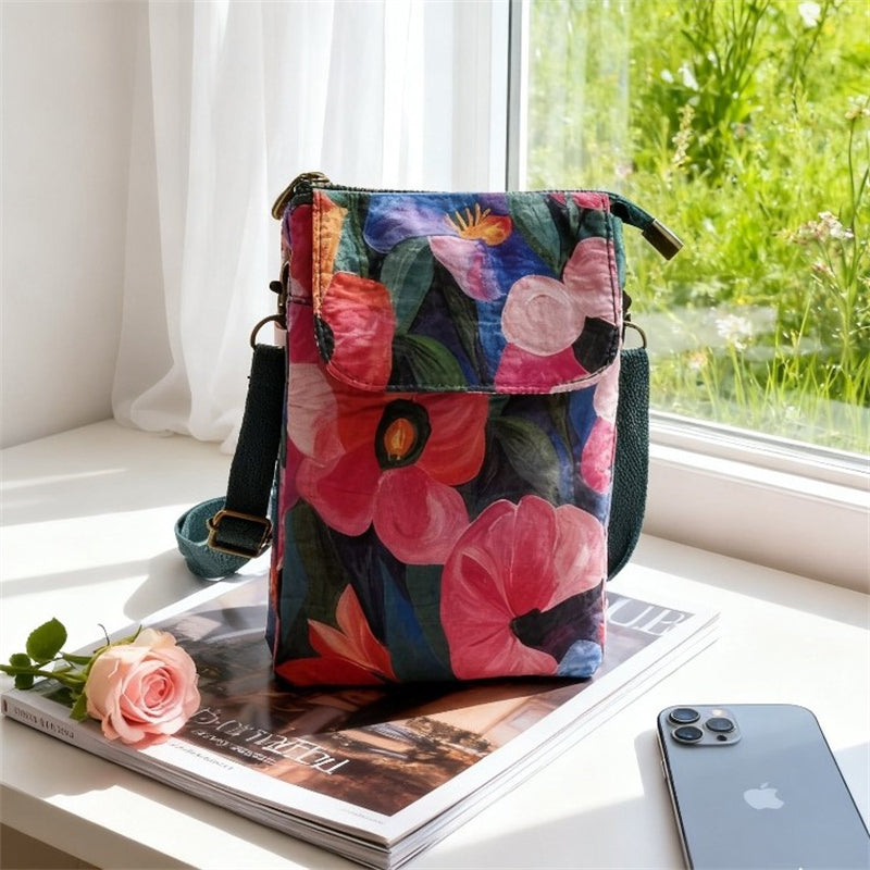 Sac Fleuri Vintage