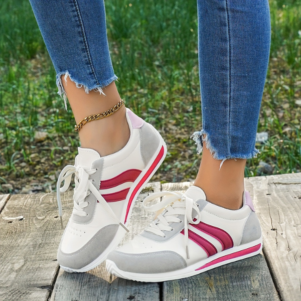Lina | Baskets Confortables à Lacets Style Casual