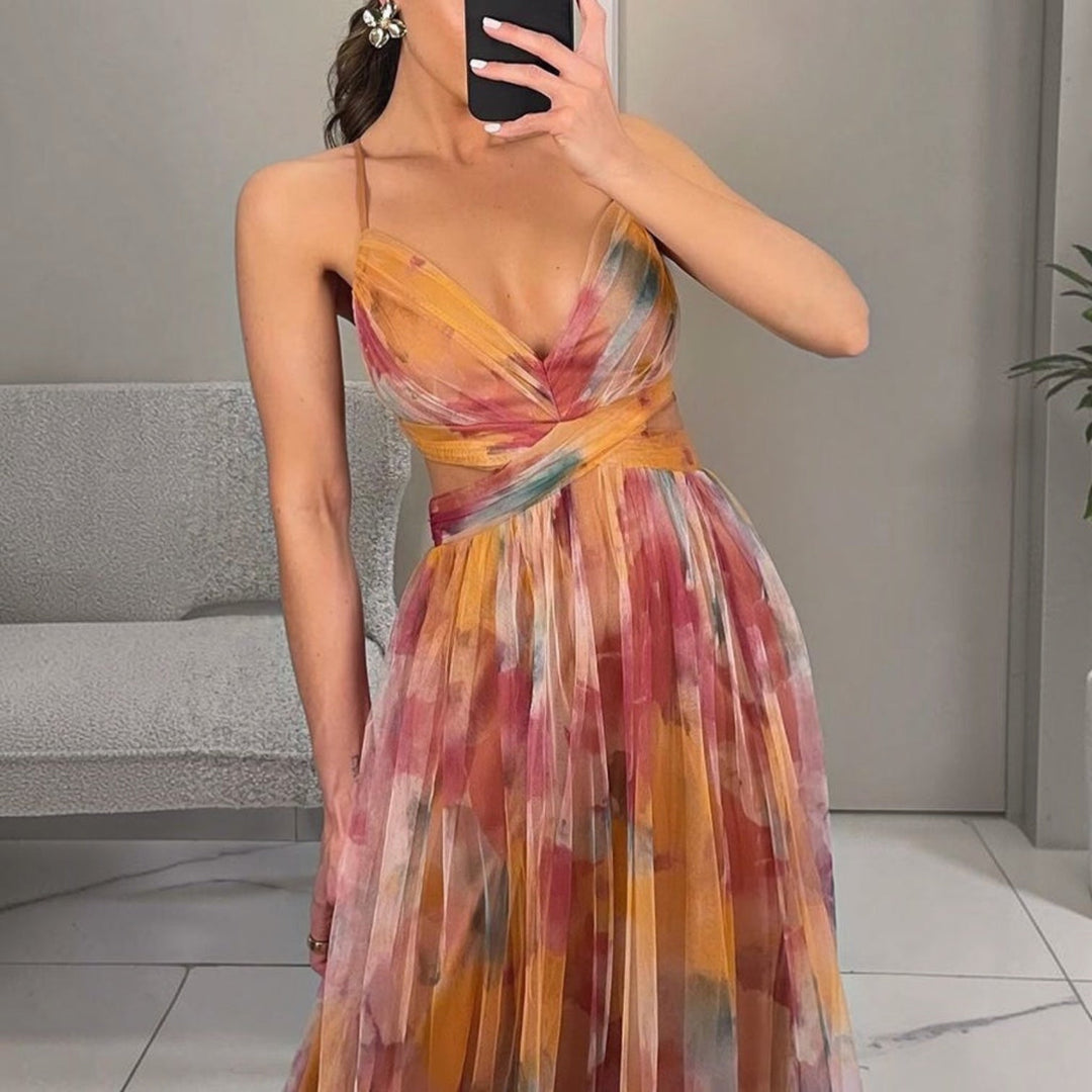 GISELLE™ | Robe Longue Florale Élégante