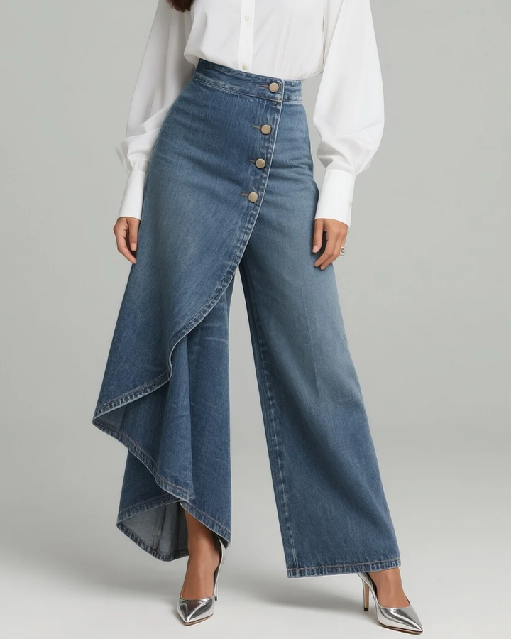 Audrey | Pantalon en Jean Enveloppant