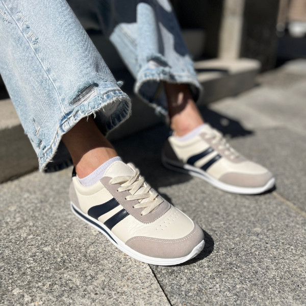 Lina | Baskets Confortables à Lacets Style Casual