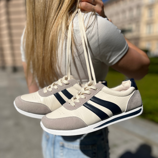 Lina | Baskets Confortables à Lacets Style Casual