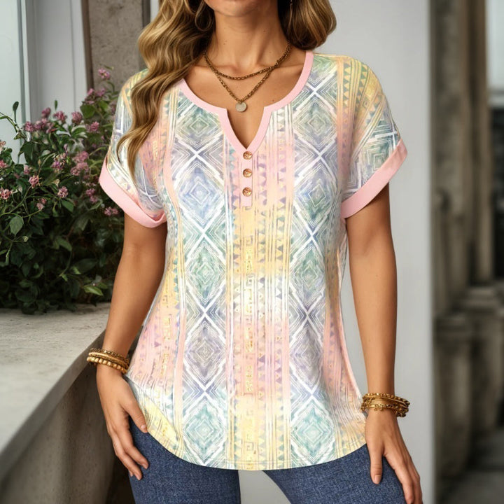 Blouse Décontractée Vintage