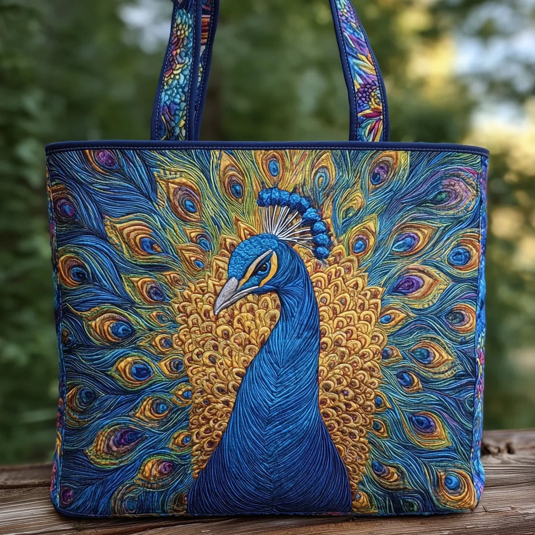 Sac Artisanal Paon Réel