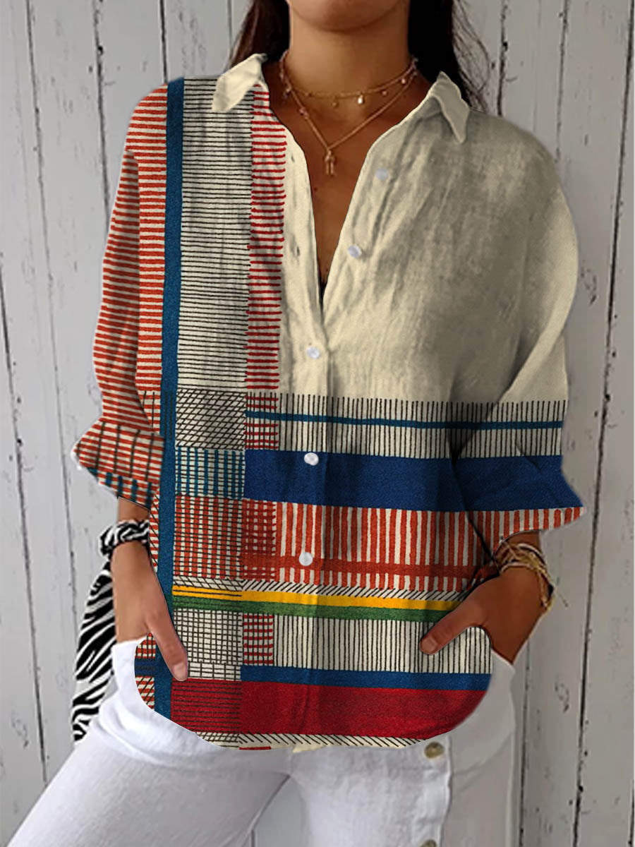 Freyja | Blouse motif artistique