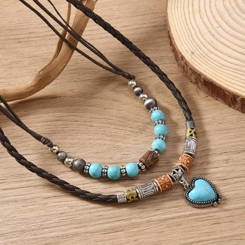 Collier Pendentif Bohème Vintage