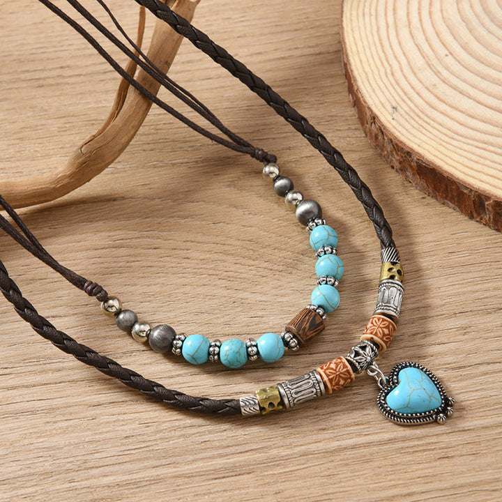 Collier Pendentif Bohème Vintage