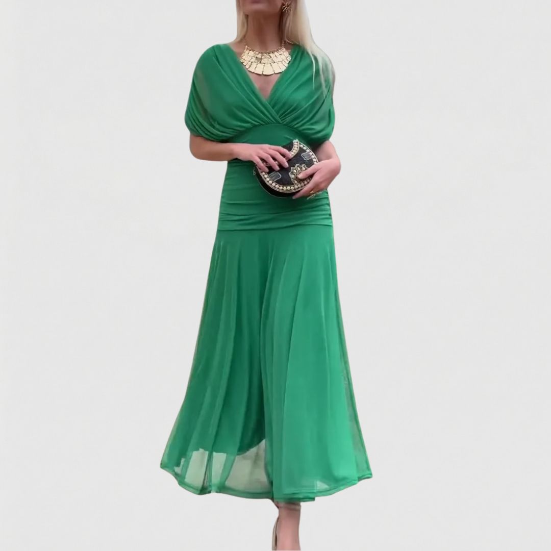 Sienna - Elegant Green Dress