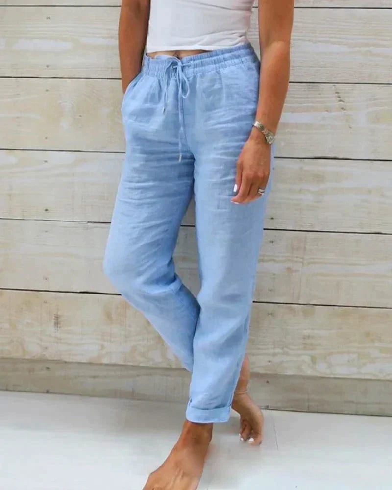 Elena - Pantalon en lin élégant