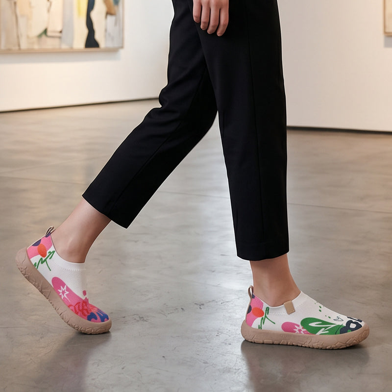 Zara | Slip-On Imprimé Artistique & Semelle Souple