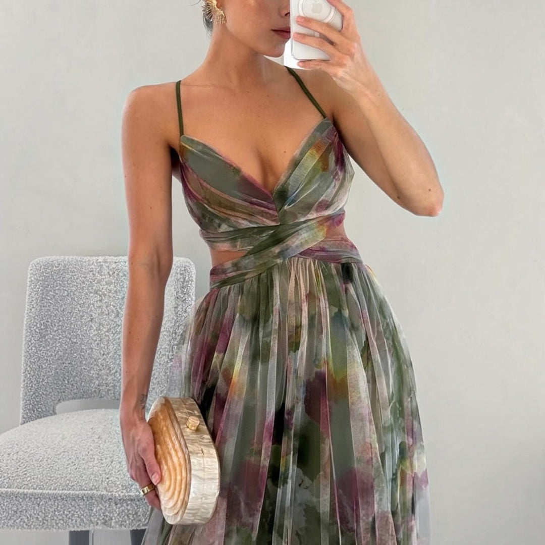 GISELLE™ | Robe Longue Florale Élégante