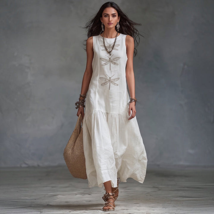 Geneviève™ | Robe Maxi Sans Manches