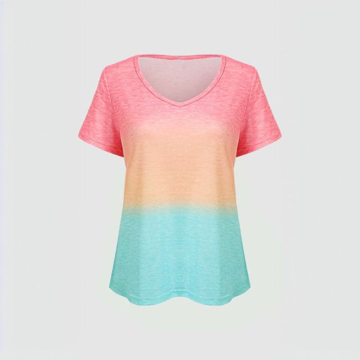 T-Shirt Dégradé Décontracté