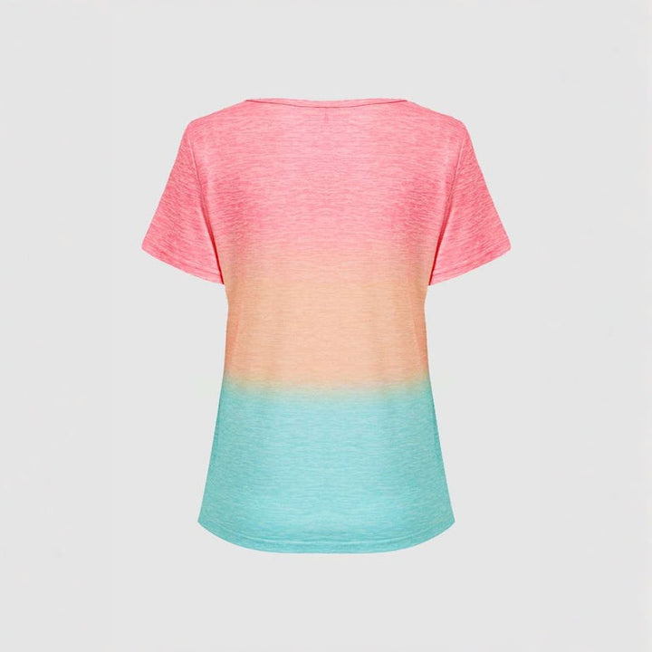 T-Shirt Dégradé Décontracté