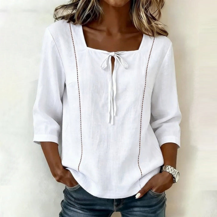Blouse Décontractée Unie