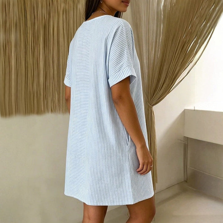 Robe Rayée Décontractée