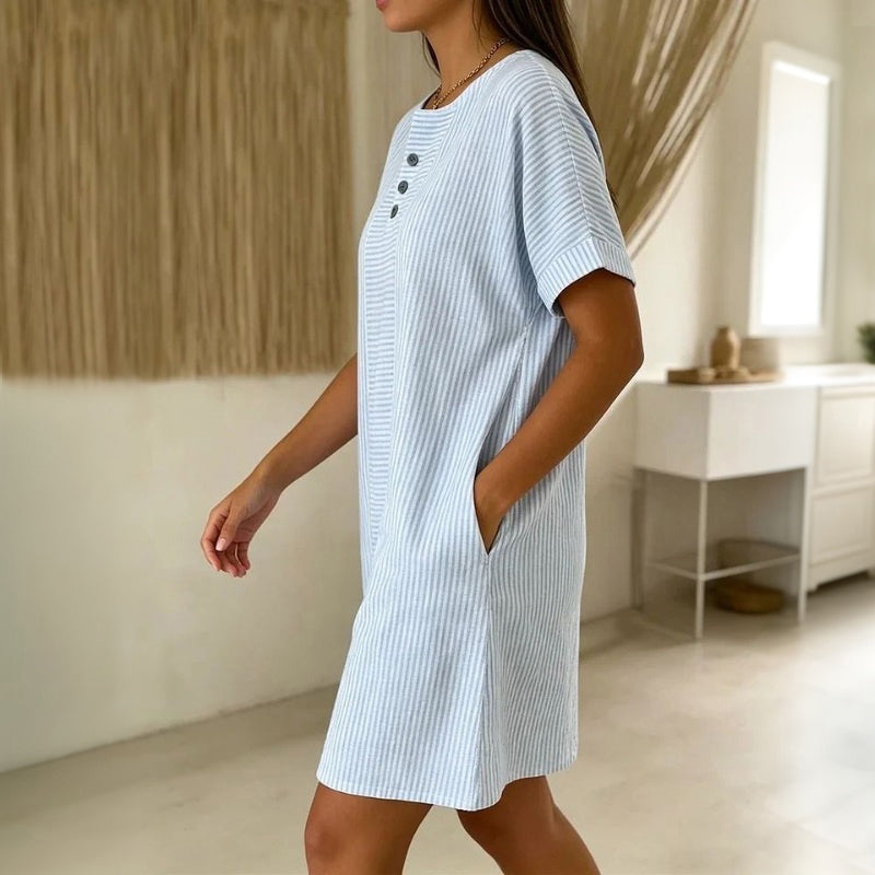 Robe Rayée Décontractée