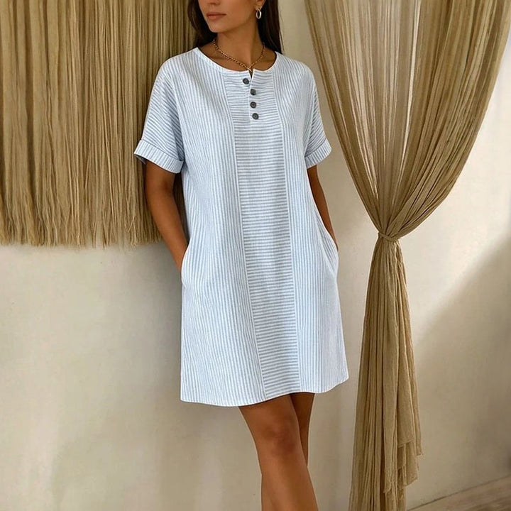 Robe Rayée Décontractée