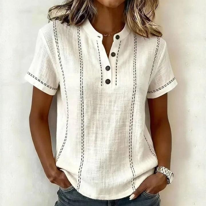 Blouse Décontractée Unie