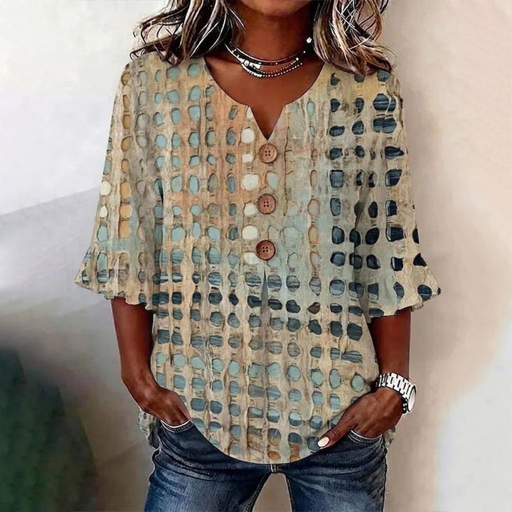 Blouse Décontractée Vintage