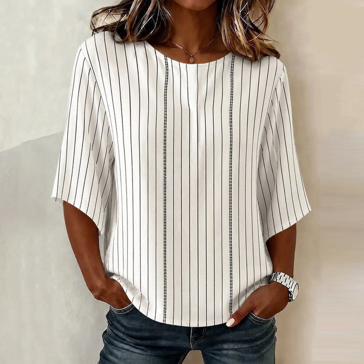 Blouse Rayée Décontractée