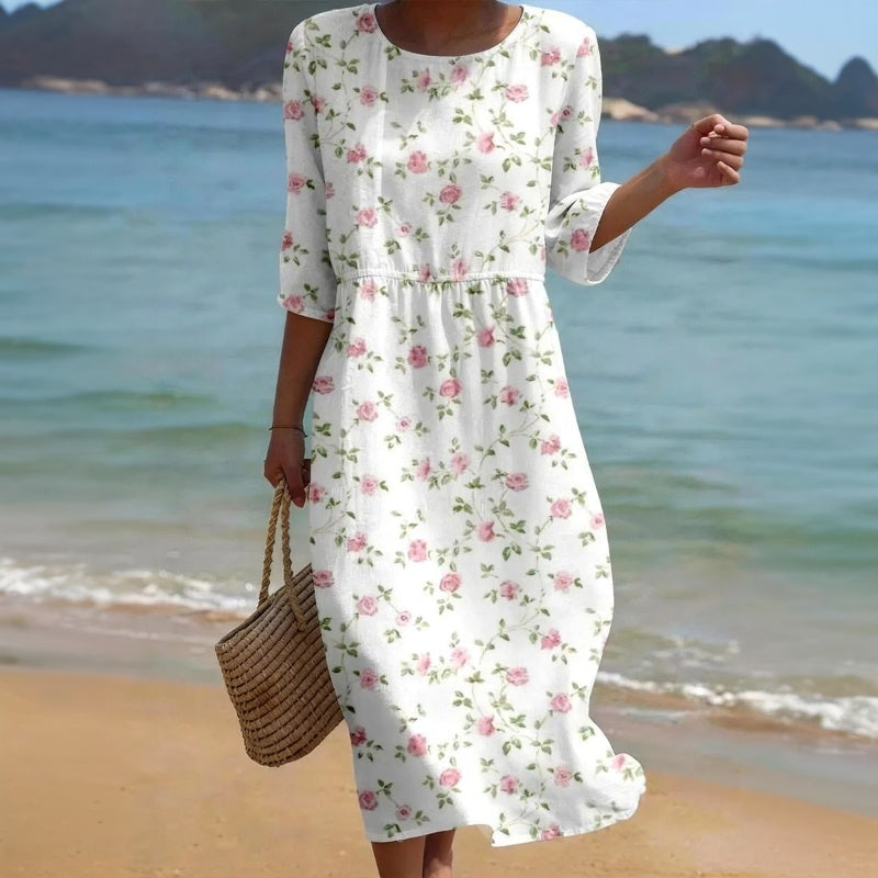 Robe Décontractée À Imprimé Floral