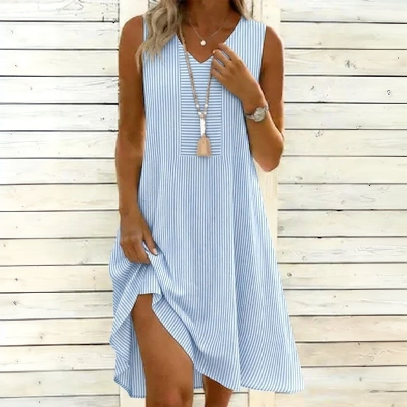 Robe Rayée Décontractée
