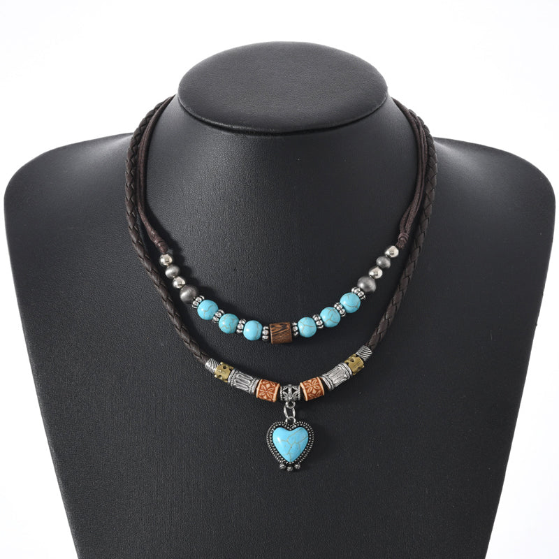 Collier Pendentif Bohème Vintage