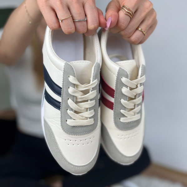 Lina | Baskets Confortables à Lacets Style Casual