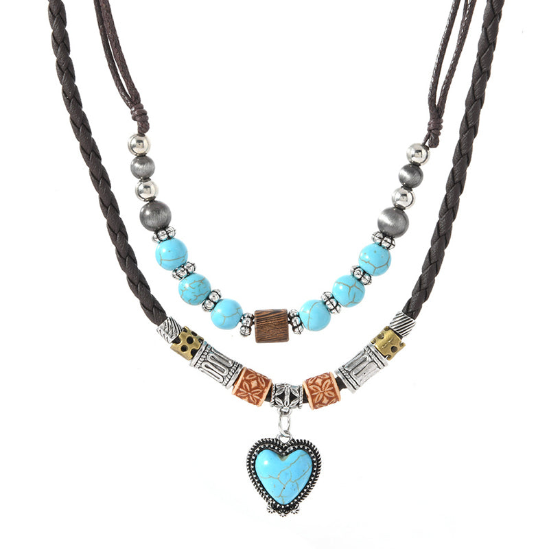 Collier Pendentif Bohème Vintage