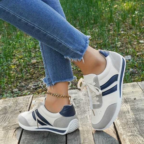 Lina | Baskets Confortables à Lacets Style Casual