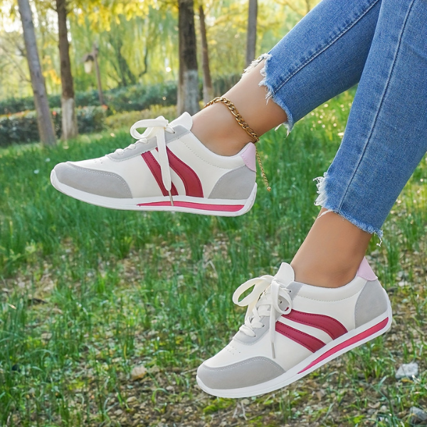 Lina | Baskets Confortables à Lacets Style Casual