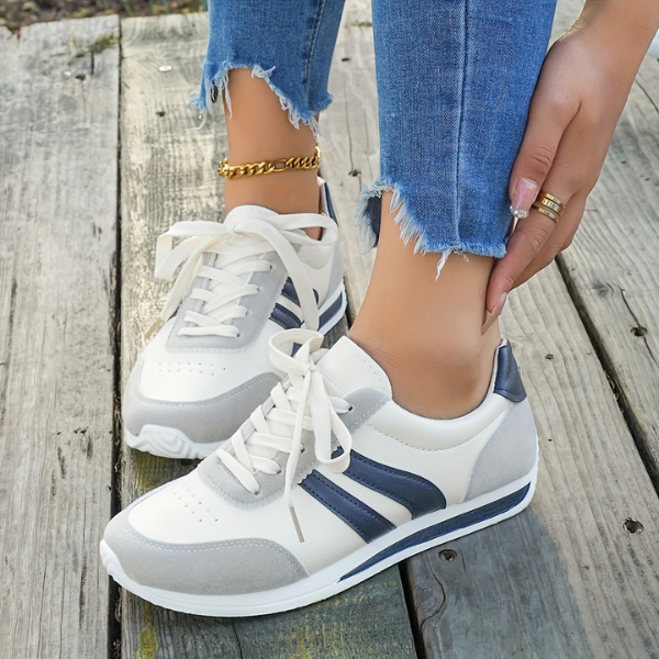 Lina | Baskets Confortables à Lacets Style Casual
