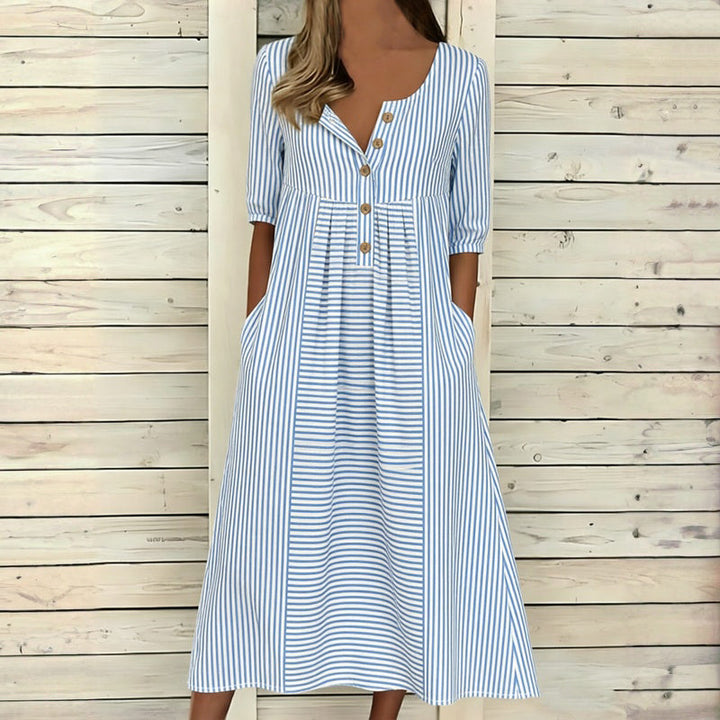 Robe Rayée Décontractée