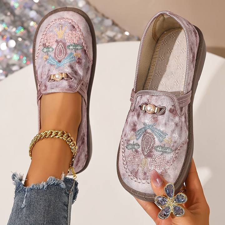 Amara | Chaussures Confortables Décontractées Brodées