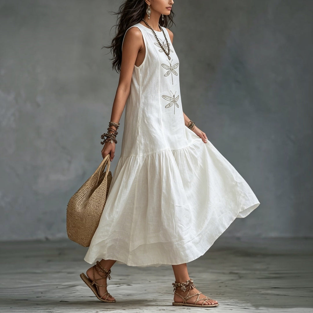 Geneviève™ | Robe Maxi Sans Manches