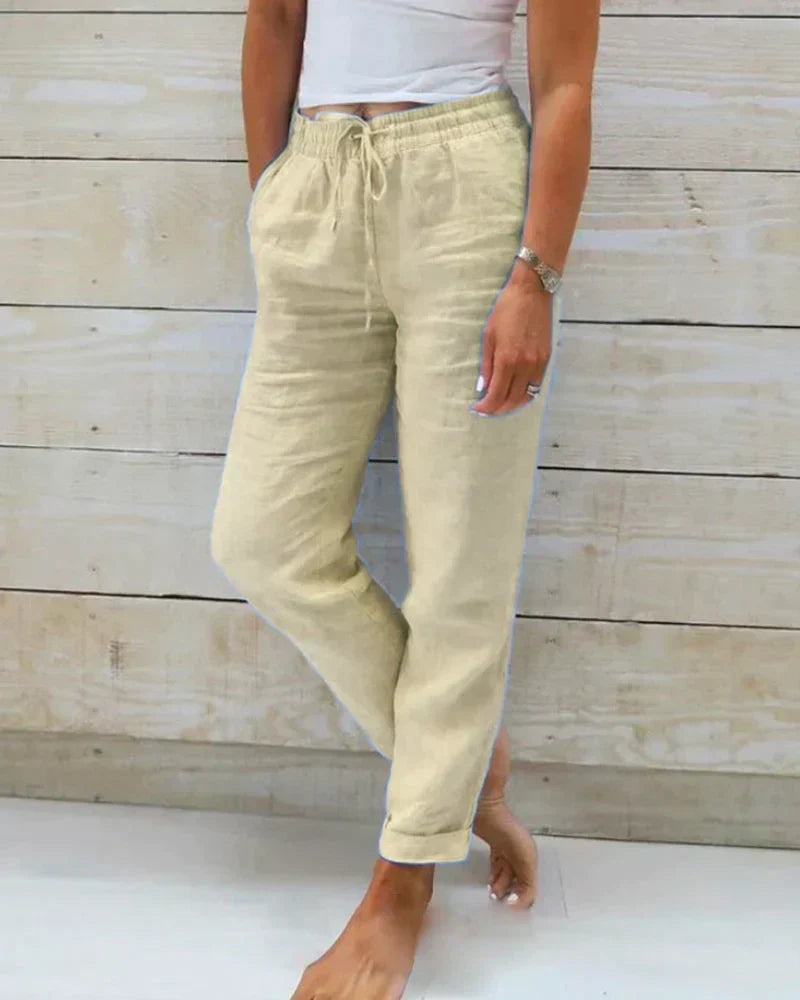 Elena - Pantalon en lin élégant