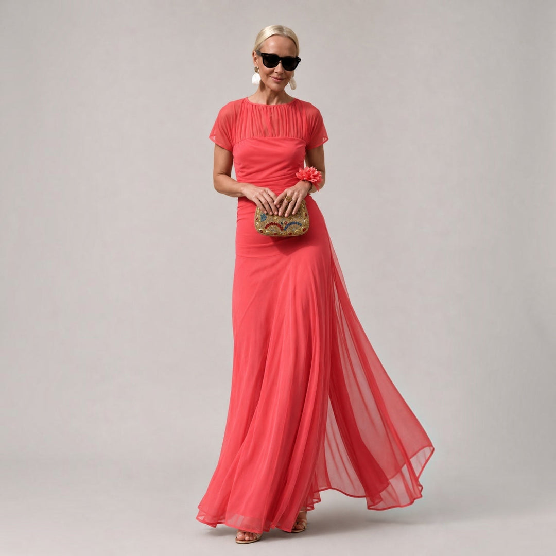 LAUREN™ | Robe Élégante en Mousseline