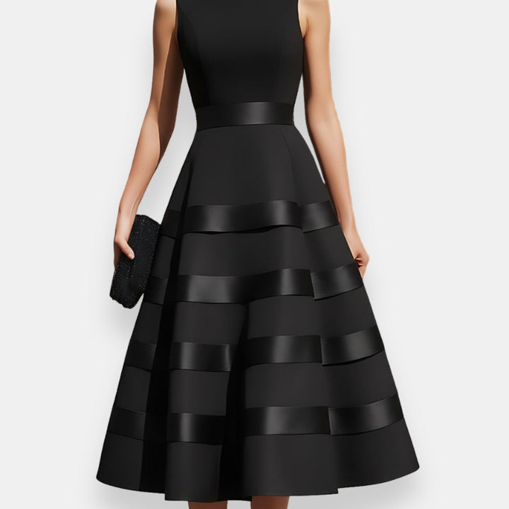 Ervanie™ | Robe Midi en Satin à Bretelles