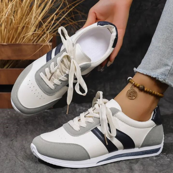 Lina | Baskets Confortables à Lacets Style Casual
