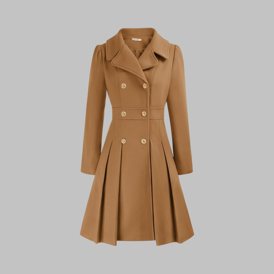 Amelia - Elegant Long Sleeve Coat