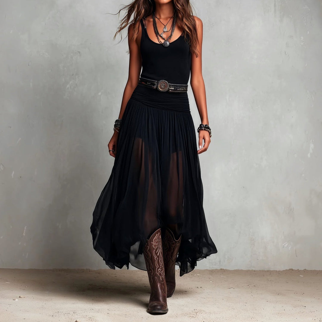 Odette™ | Robe maxi en tulle élégante