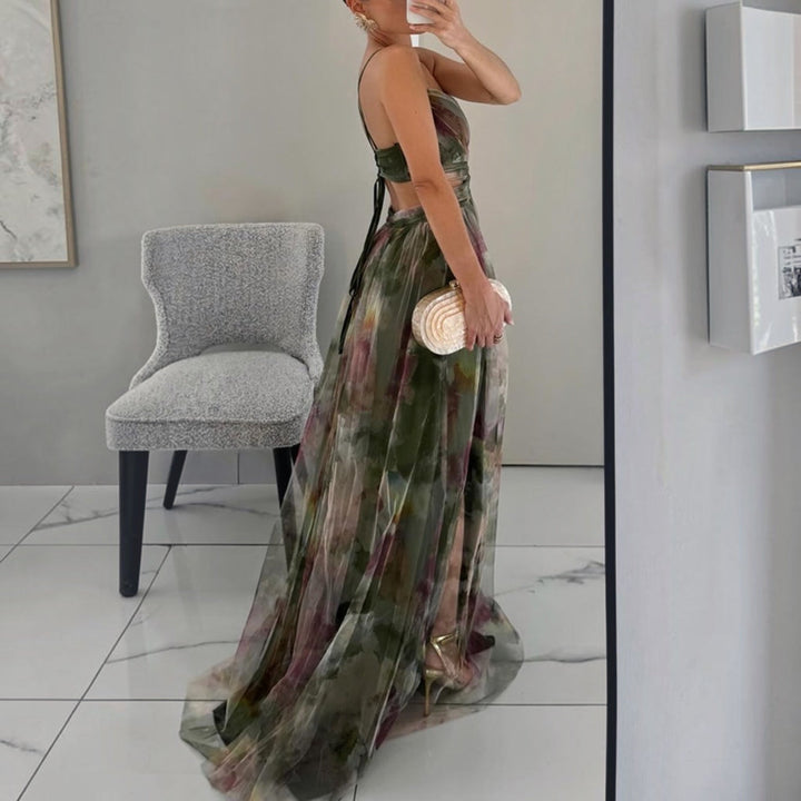 GISELLE™ | Robe Longue Florale Élégante